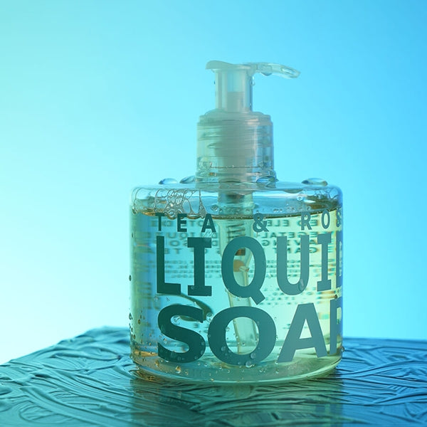Eau'd Italie - Tea & Rose Liquid Soap - Product open