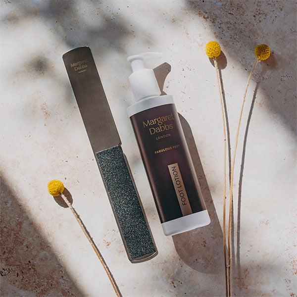 Margaret Dabbs - Professional Foot File & Foot Lotion Duo - Mood Shot