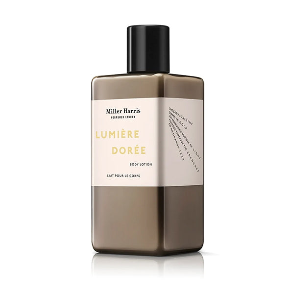 Miller Harris - Lumiere Doree Body Lotion - Product side