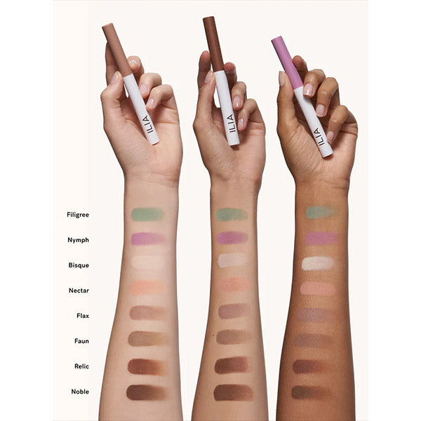 ILIA Beauty - Eye Stylus Shimmer Shadow Stick - Arm Swatches