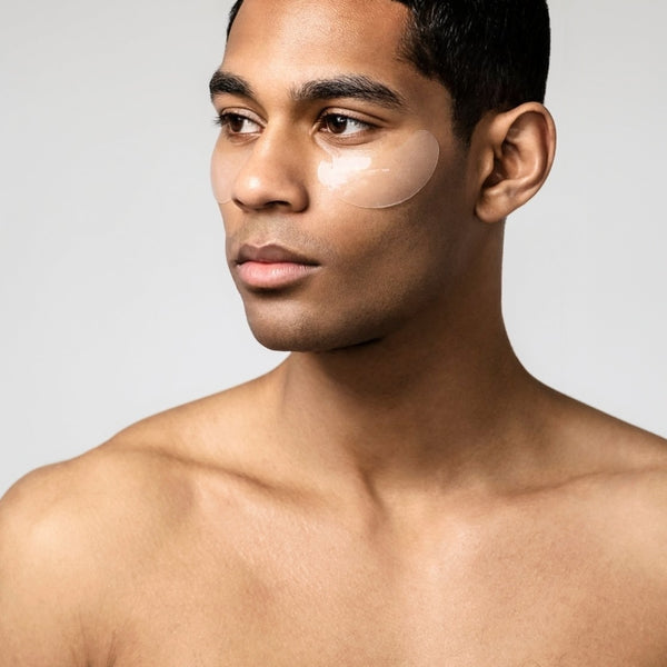 Jaxon Lane - Bro Mask Cooling Eye Gels - Model shot
