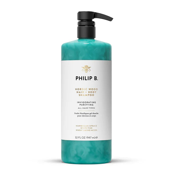 Philip B - Nordic Wood Hair + Body Shampoo - Product shot